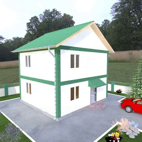 Дом из сип-панелей 100 м²