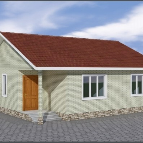 Дом из сип-панелей 84,5 м²