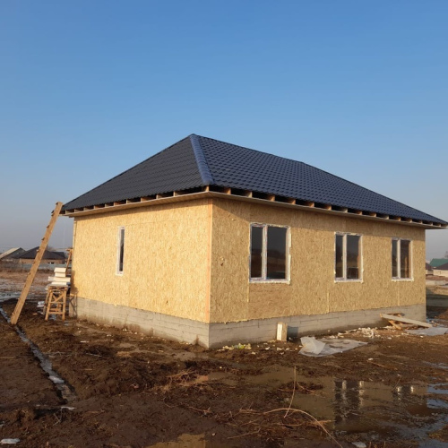 Дом из сип-панелей 93,5 м²